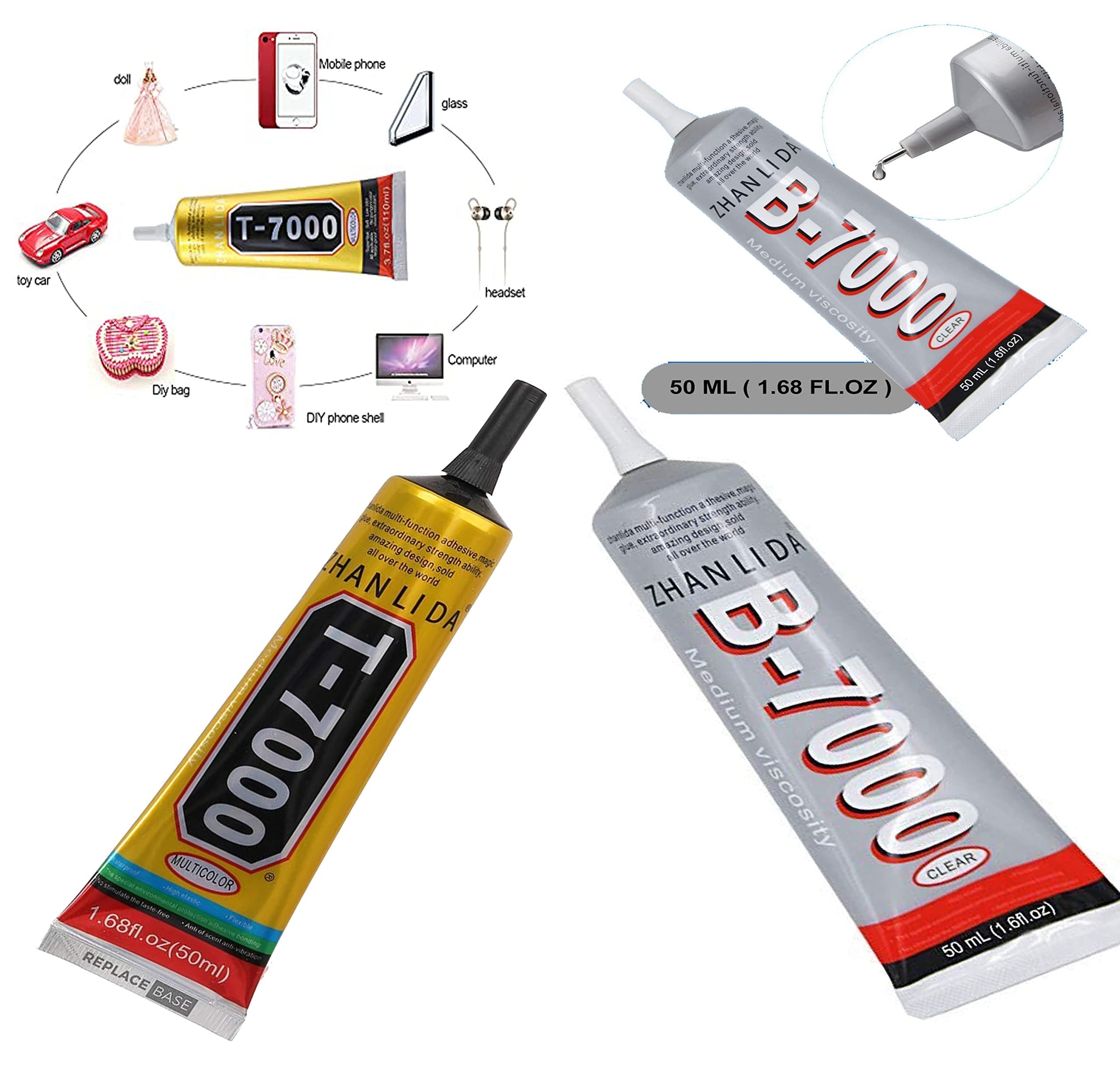Glue T-7000 Zhanlida Multipurpose Glue Adhesive White Zeespares Glue T-7000 Zhanlida Multipurpose Glue Adhesive White Zeespares